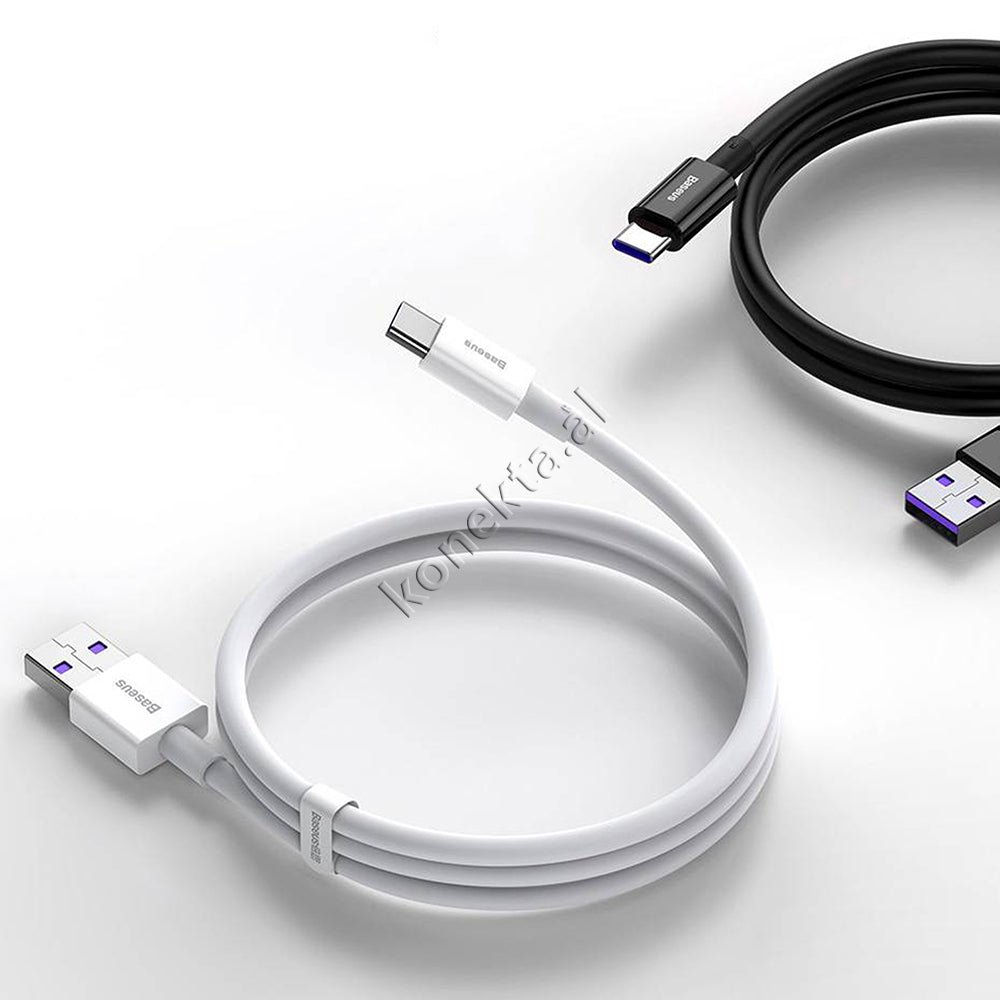 Baseus Superior Series Type-C Cable, 66W, 1m, White - Thumbnail 14