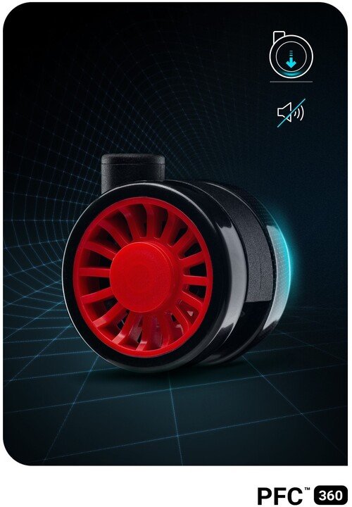 Diablo X-Horn 2.0 Gaming Chair, XL, Black / Red - Thumbnail 8