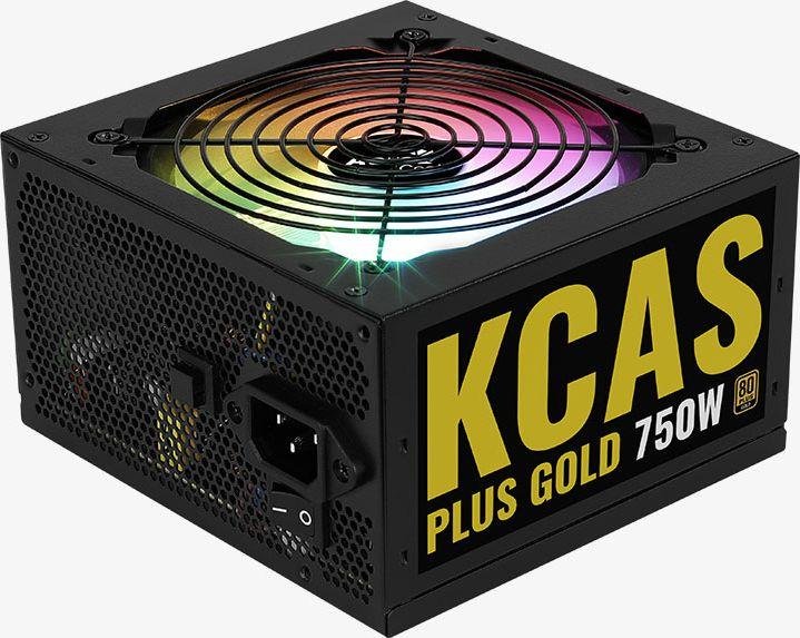 Aerocool KCAS Plus Gold AEROPGSKCAS+RGB750-G ATX, 750W Power Supply - Image 1