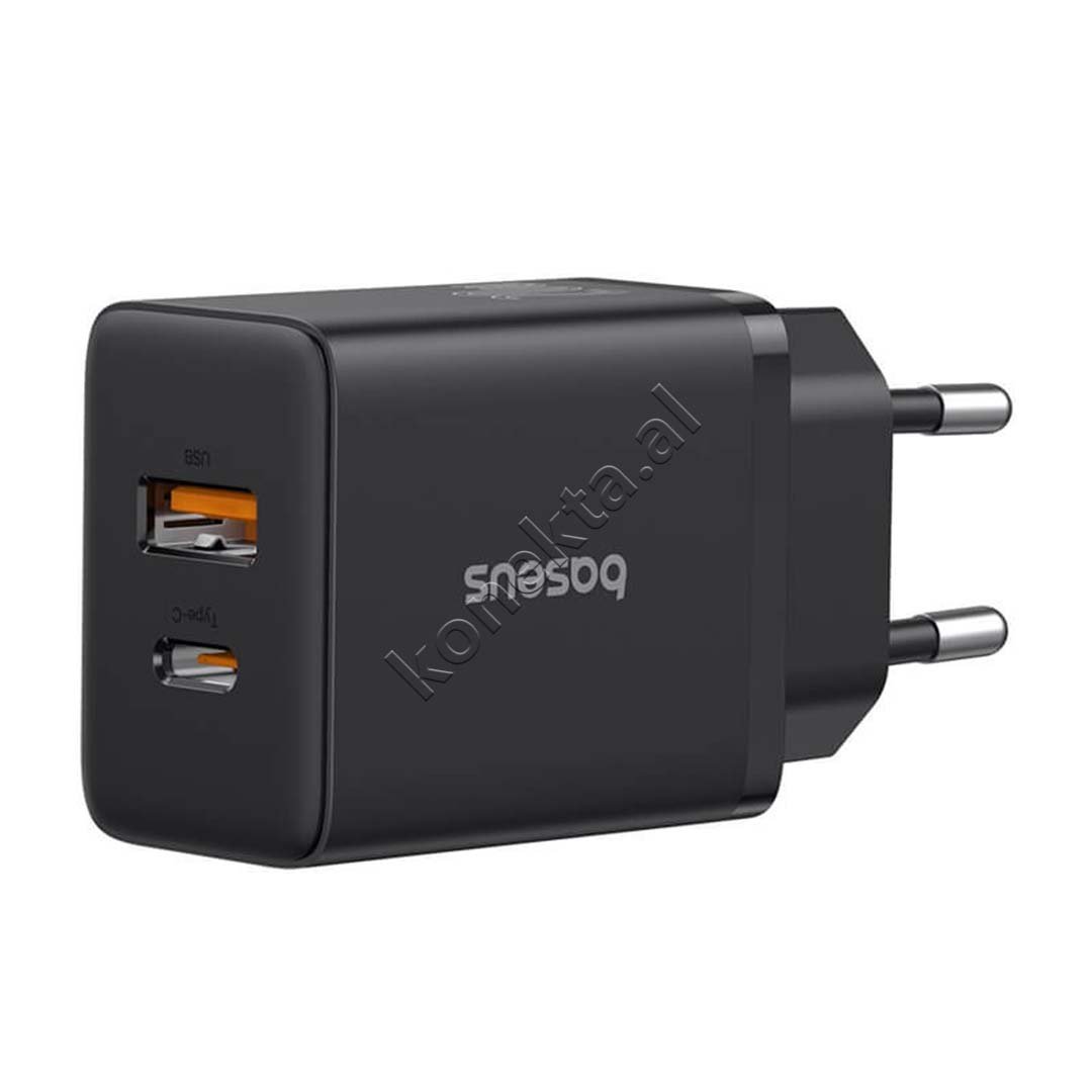 Baseus 20W Charger with 2 USB-C and USB-A Ports - Image 1