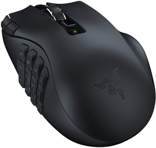 Razer Naga V2 HyperSpeed Mouse, Black - Thumbnail 3
