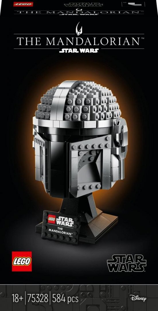 LEGO Star Wars Mandalorian Helmet, 584 Pieces - Image 1