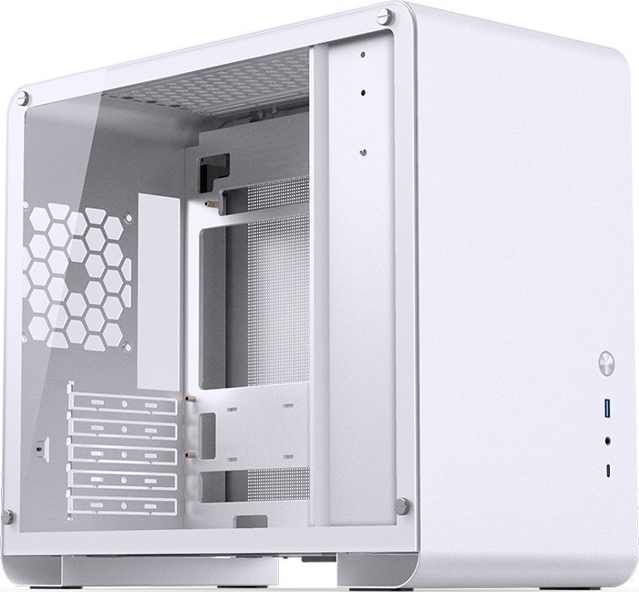 Jonsbo U4 Mini TG Case, White, Mini Tower - Image 1