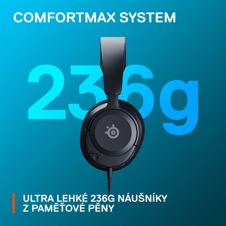 SteelSeries Arctis Nova 1P Headphones, Black - Thumbnail 5
