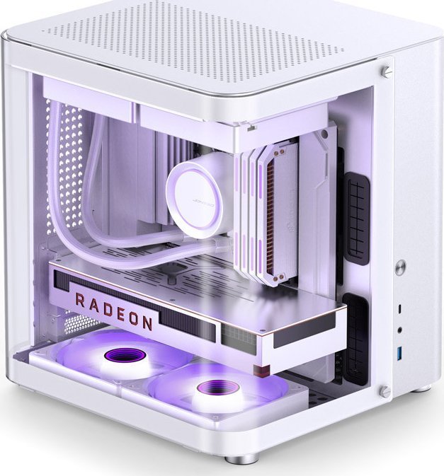 Jonsbo TK-1 2.0 Case, White, Mini Tower - Thumbnail 2