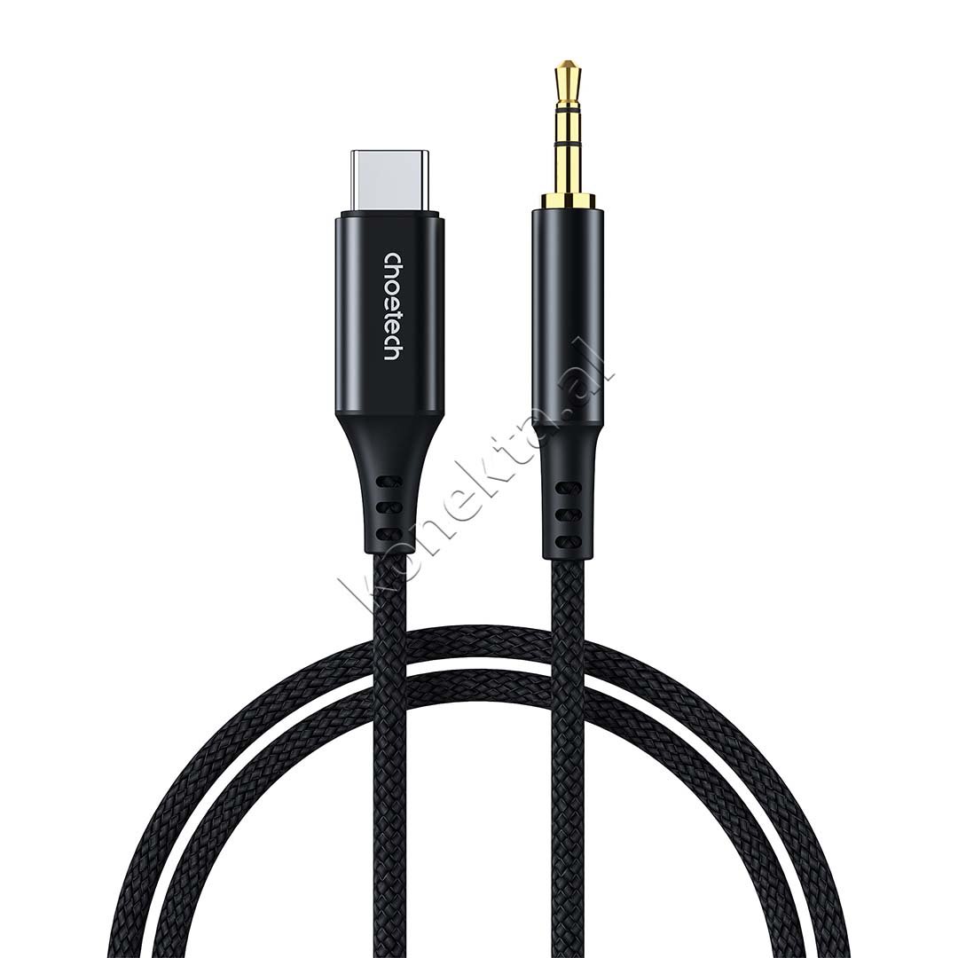 Choetech Aux Cable 3.5mm to Type-C 2m - Image 1