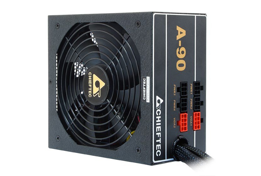 Chieftec GDP-550C Power Supply, 550W, 80 PLUS Gold, Black - Thumbnail 2