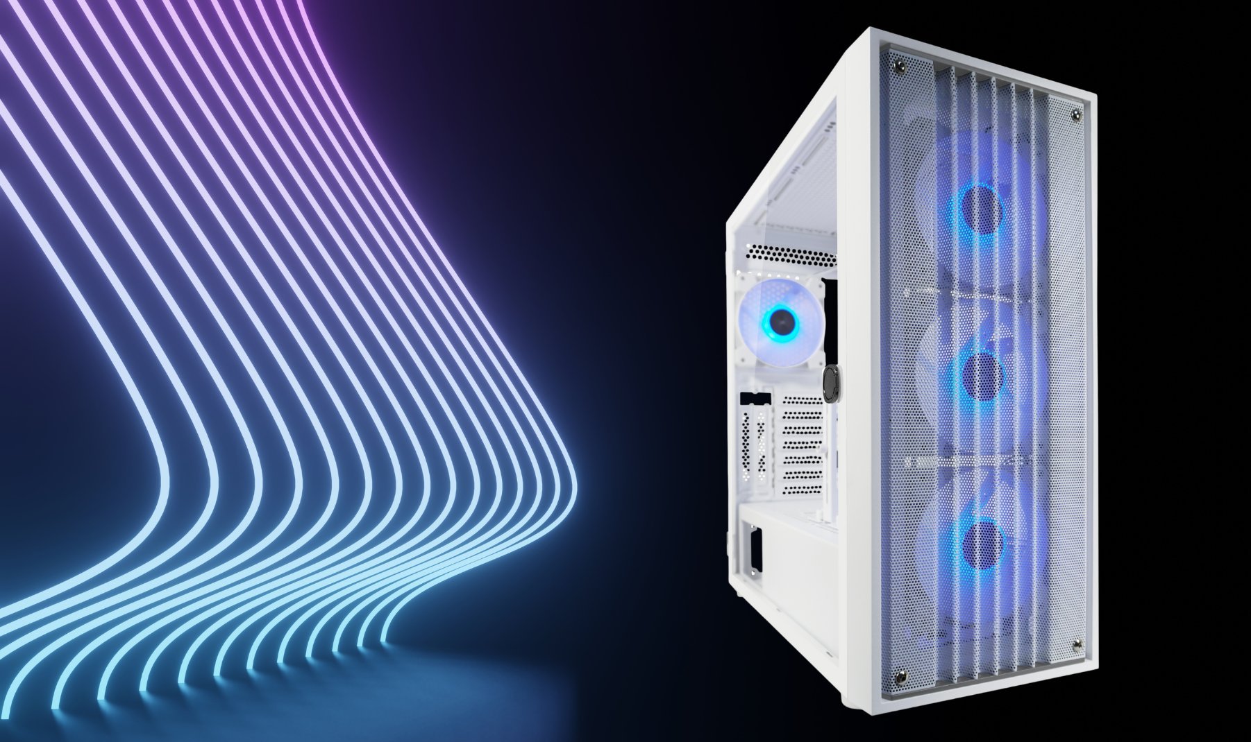Gaming PC Custom Build Desktop, Core i9~12900F, 32 GB RAM, 1 TB SSD, NVIDIA RTX 4060, Windows 11 Pro - Thumbnail 2