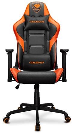 Cougar Armor Elite Gaming Chair, Black / Orange - Image 1