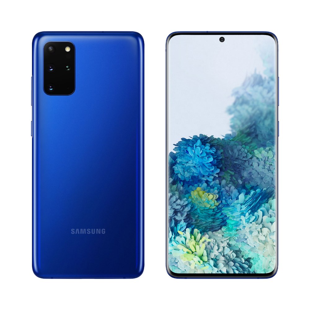 Samsung Galaxy S20 Plus Smartphone, Aura Blue, 12GB, 128GB - Image 1