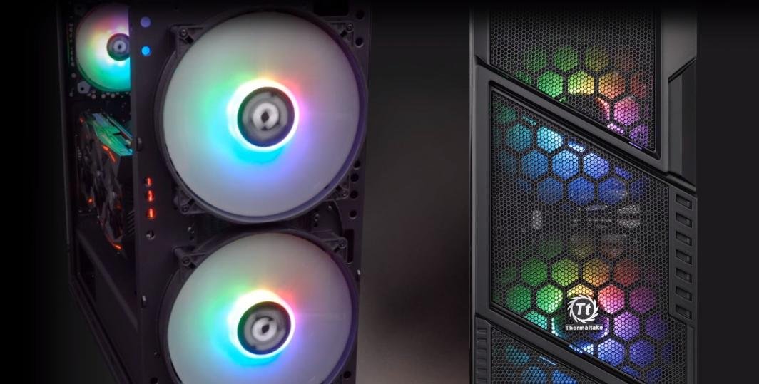 Thermaltake Commander C31 TG ARGB Case, Midi Tower - Thumbnail 7