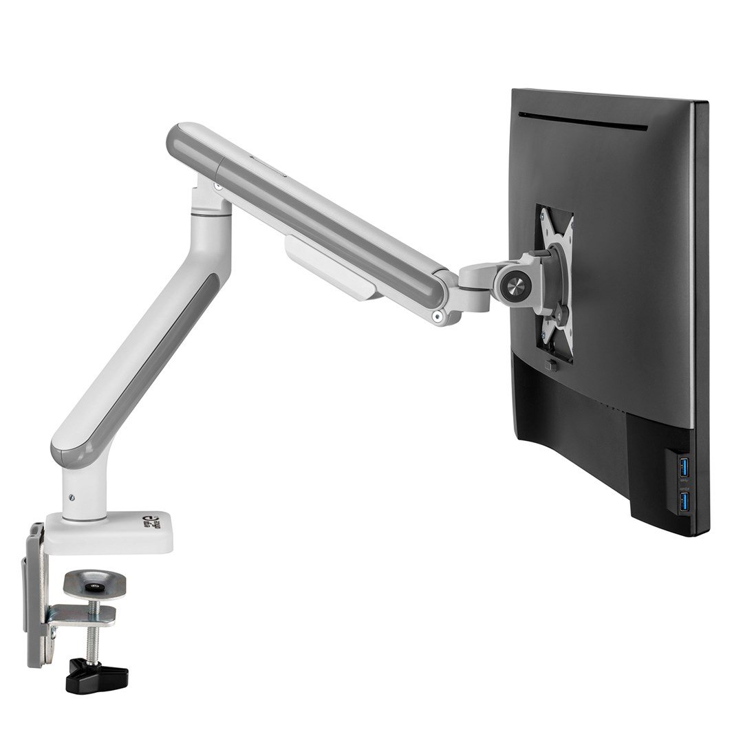 Ergo Office ER-751 Monitor Stand, 17-32", 9kg, White/Silver - Thumbnail 5