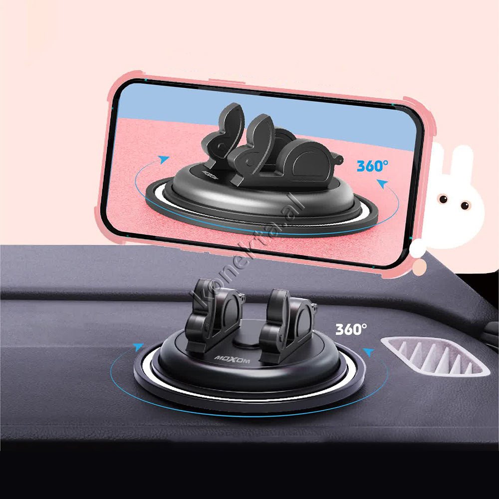 Moxom Mbajtese Telefoni Per Makine Prej Silikoni Me Ngjitese - Thumbnail 3