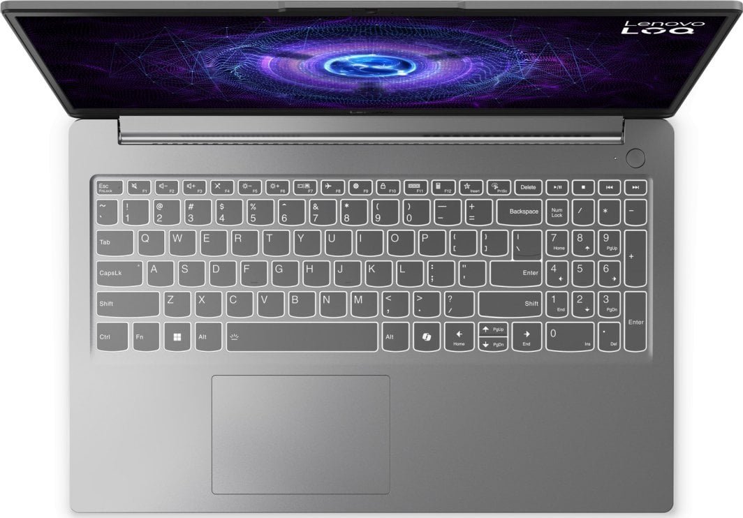 Lenovo LOQ 15IAX9E Laptop, 15.6", Intel Core i5-12450HX, 16GB RAM, 512GB SSD, NVIDIA GeForce RTX 2050, i hirtë - Thumbnail 8
