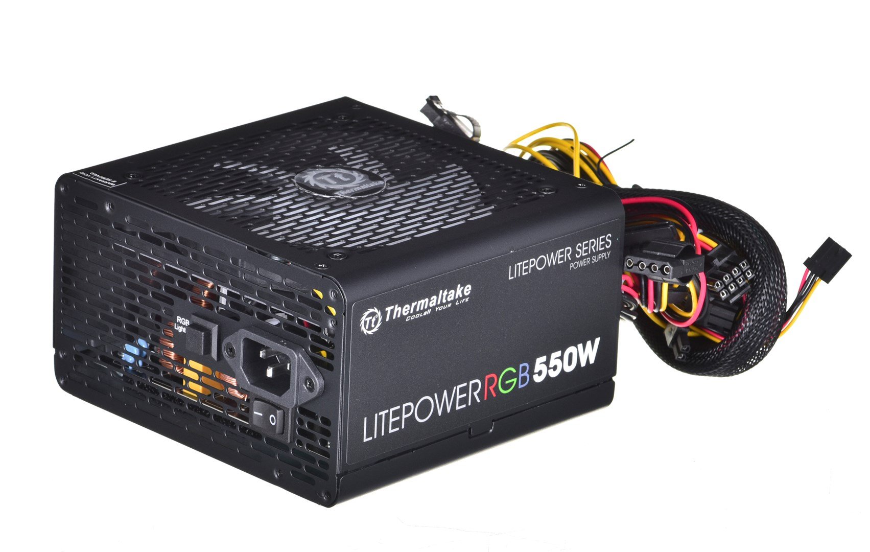 Thermaltake Litepower RGB Power Supply, 24-pin ATX, 550W - Thumbnail 4