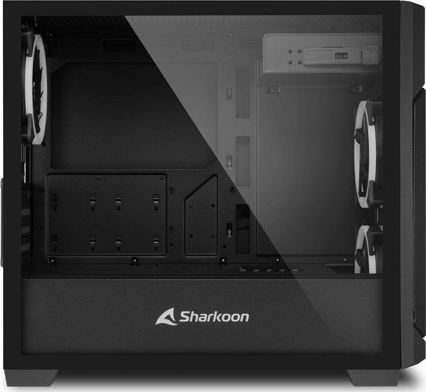 Sharkoon V1000 RGB Case, Mini Tower - Thumbnail 4