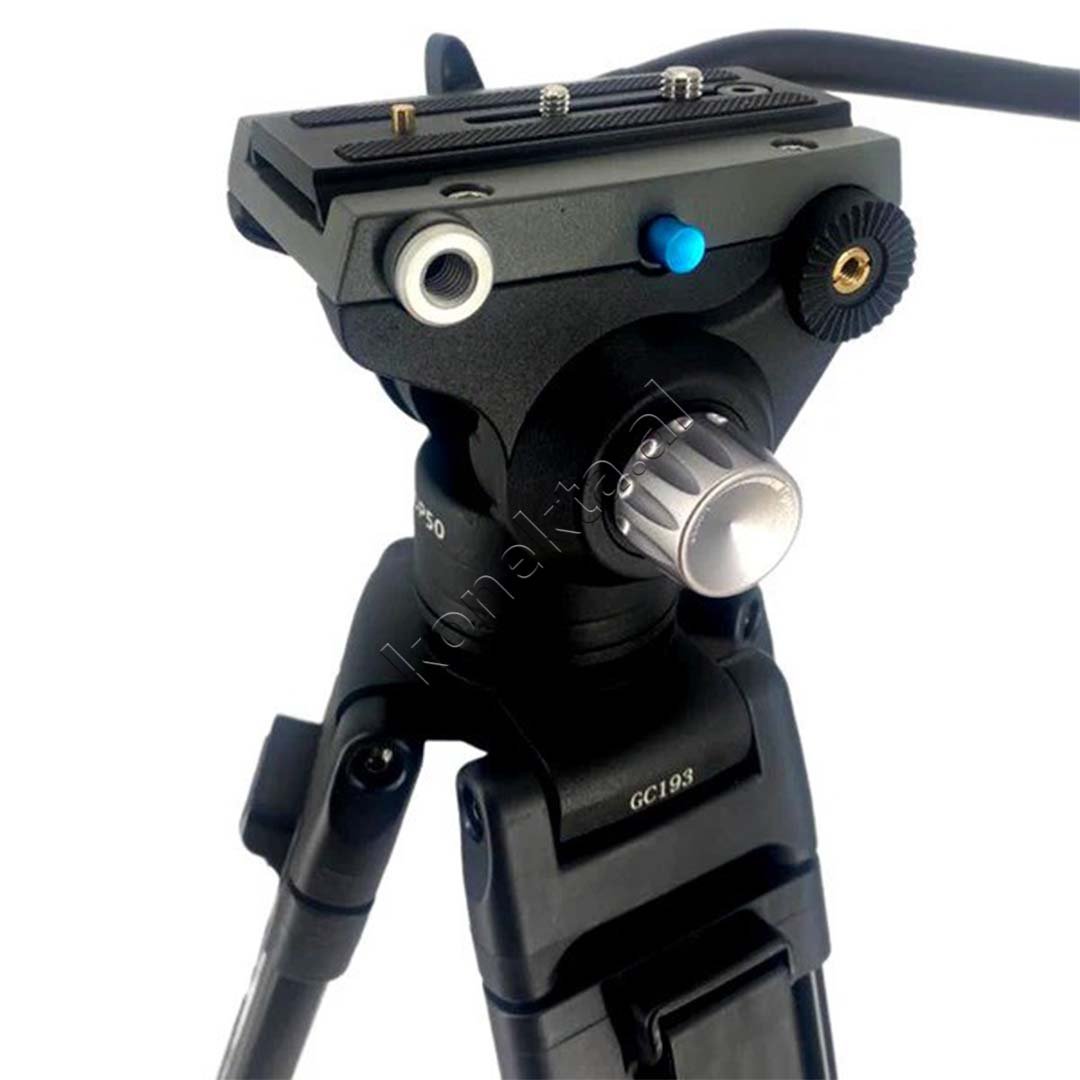 Set Trekembesh (Tripod) Profesional + Rail Slider + Bateri 6600mAh - Thumbnail 7