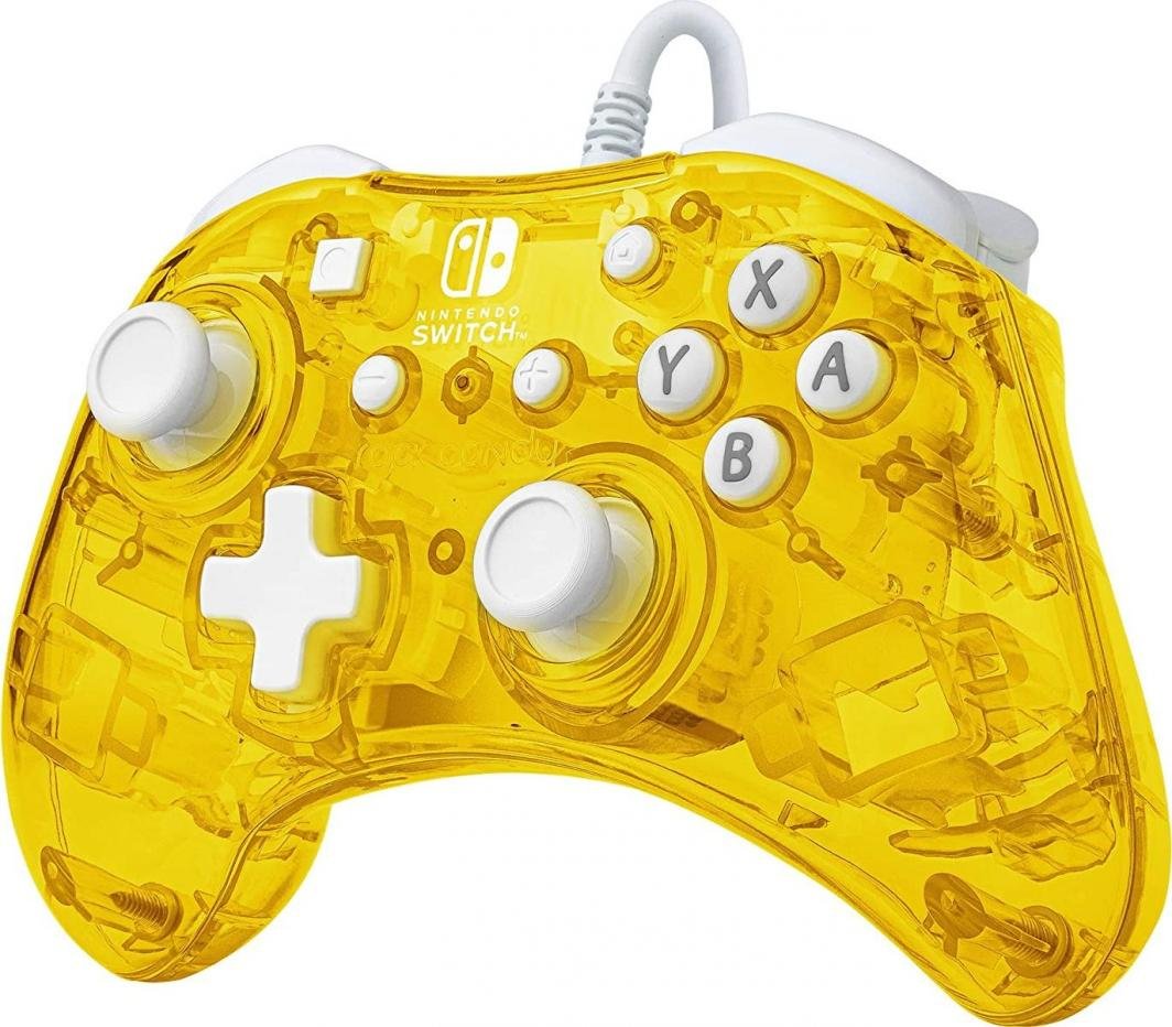 PDP Rock Candy Mini Controller, Me kabllo, I verdhë - Thumbnail 3