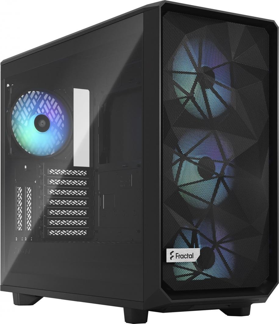 Fractal Design Meshify 2 RGB TG Light Tint Case, Midi Tower - Image 1