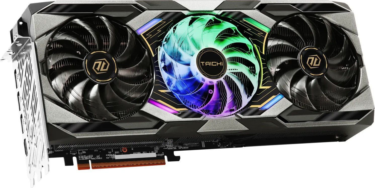 ASRock AMD Radeon RX 9070XT Taichi Graphics Card, 16GB GDDR6 - Thumbnail 2