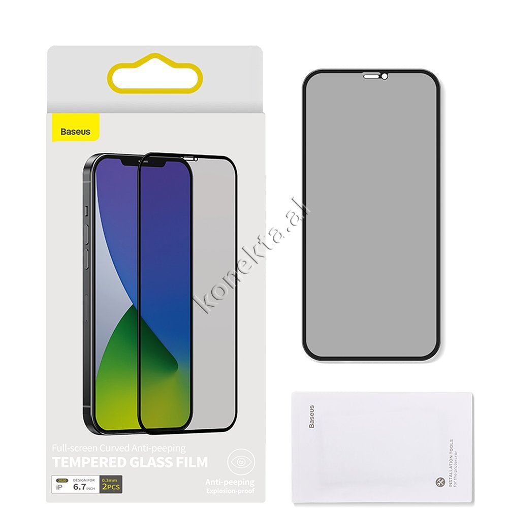 Baseus Privacy Screen Protector for iPhone 12 Mini / 12 / 12 Pro / 12 Pro Max - Thumbnail 5