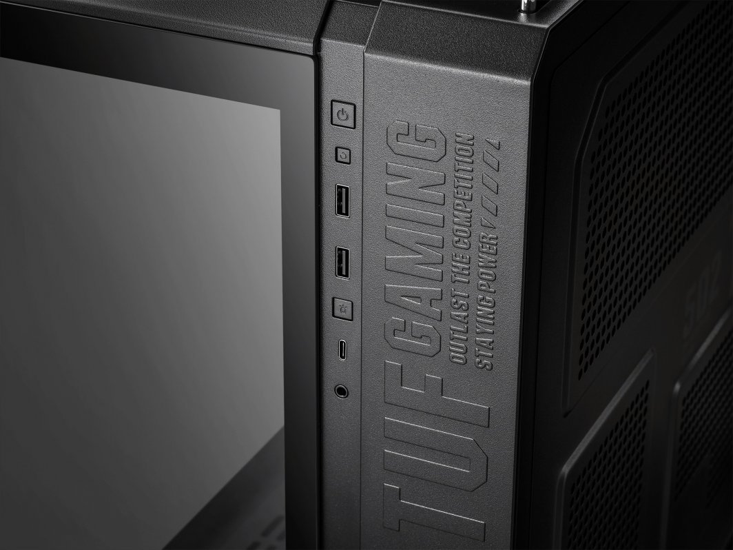 Asus TUF Gaming GT502 PLUS TG ARGB Case, Black, Midi Tower - Thumbnail 14