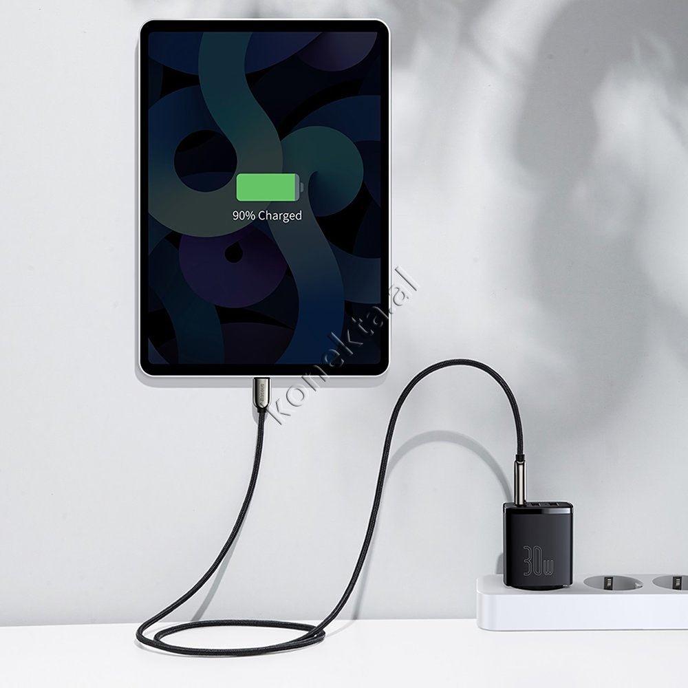 Baseus Fast Charge 30W Charger, 3 Ports - Thumbnail 9