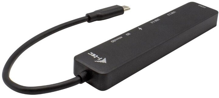 I-Tec Docking Station, USB-C, HDMI, 4K, PD, 60W, Black - Thumbnail 2