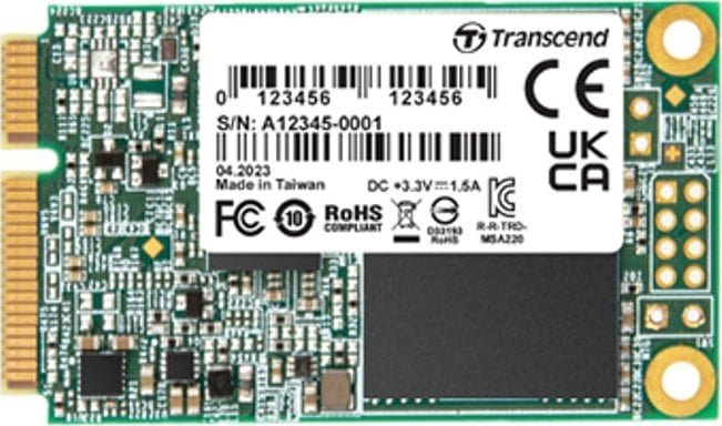Transcend 220S SSD, 128GB, 2.5" Micro SATA - Image 1