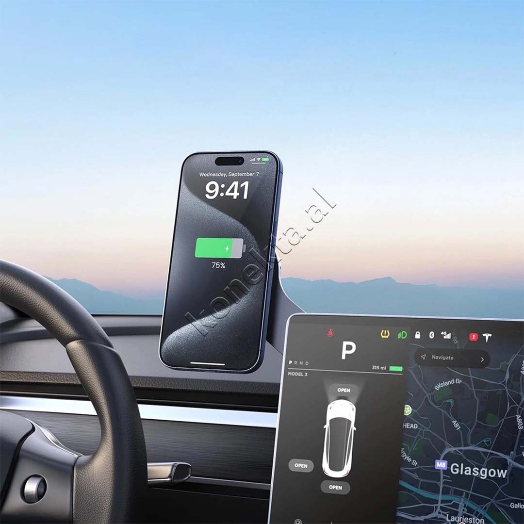UGreen Mbajtese Celulari Magnetike Dhe Karikues Per Makina Tesla - Thumbnail 2