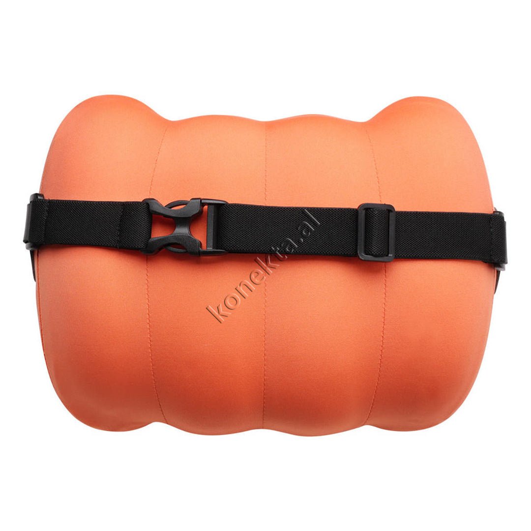 Baseus Multifunctional Memory Neck Pillow, Gray / Orange, 395x263x115mm - Thumbnail 17