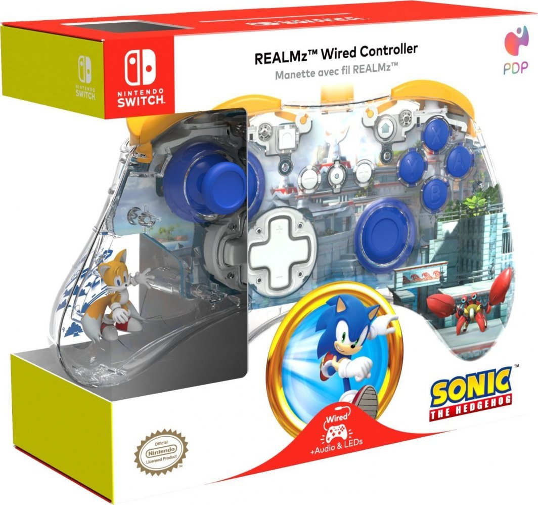 PDP RealMz Tails Seaside Hill Zone Controller, Wired, Multicolor - Thumbnail 10