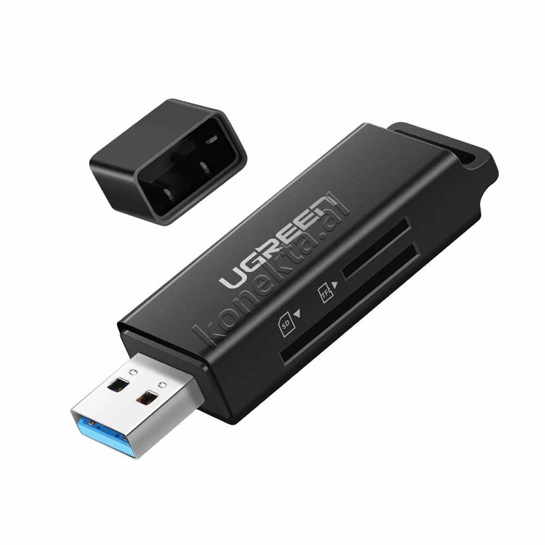 UGreen USB Card Reader, Black - Thumbnail 2