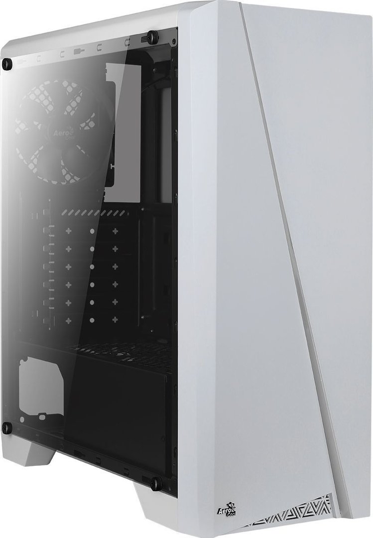 Aerocool Cylon Case, White, Midi Tower - Image 1
