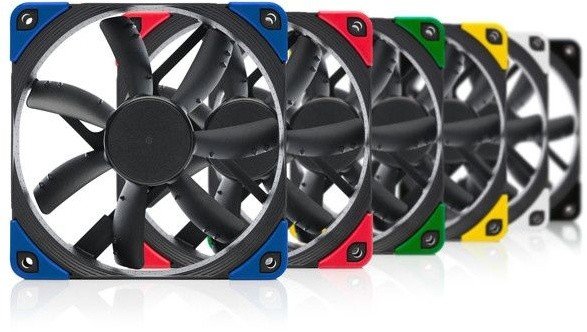 Noctua NF-S12A PWM Fan, Chromax Black Swap - Thumbnail 2