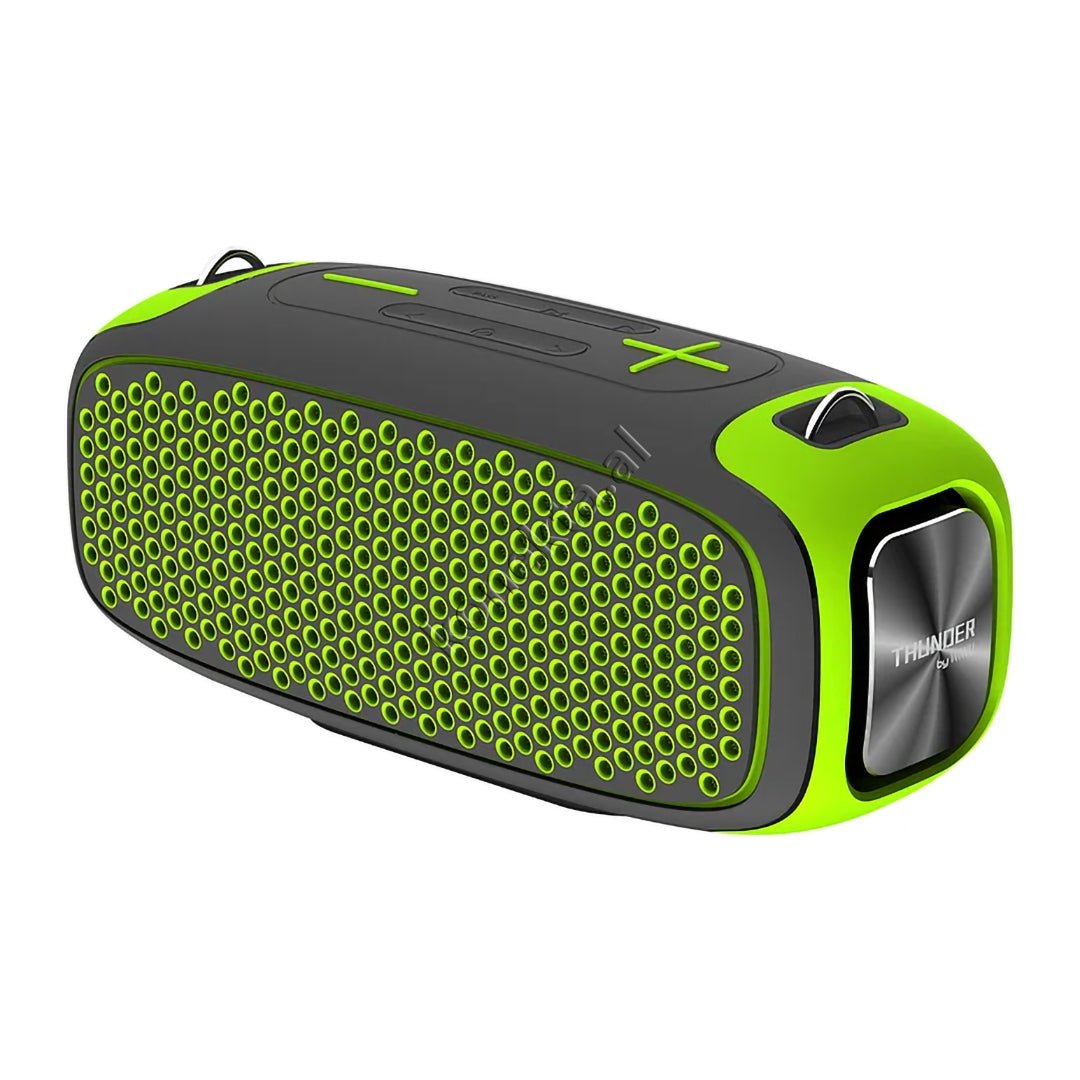 WiWU Thunder Bluetooth Speaker with Wireless Microphone, Black - Thumbnail 9