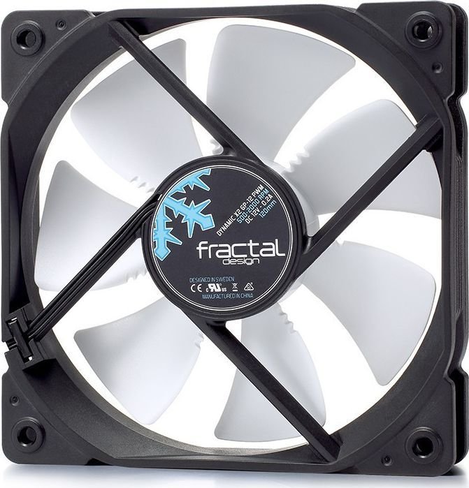 Fractal Design Dynamic X2 GP-12 PWM Cooler, 120 mm, White / Black - Image 1