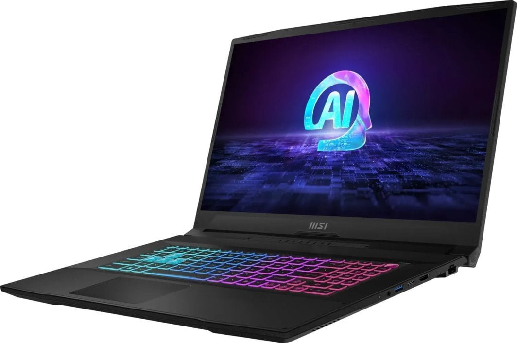 MSI Katana A17 AI B8VF-1004XPL Laptop, 17.3", AMD Ryzen 7 8845HS, 16GB RAM, 1TB SSD, NVIDIA GeForce RTX 4060, Black - Thumbnail 4