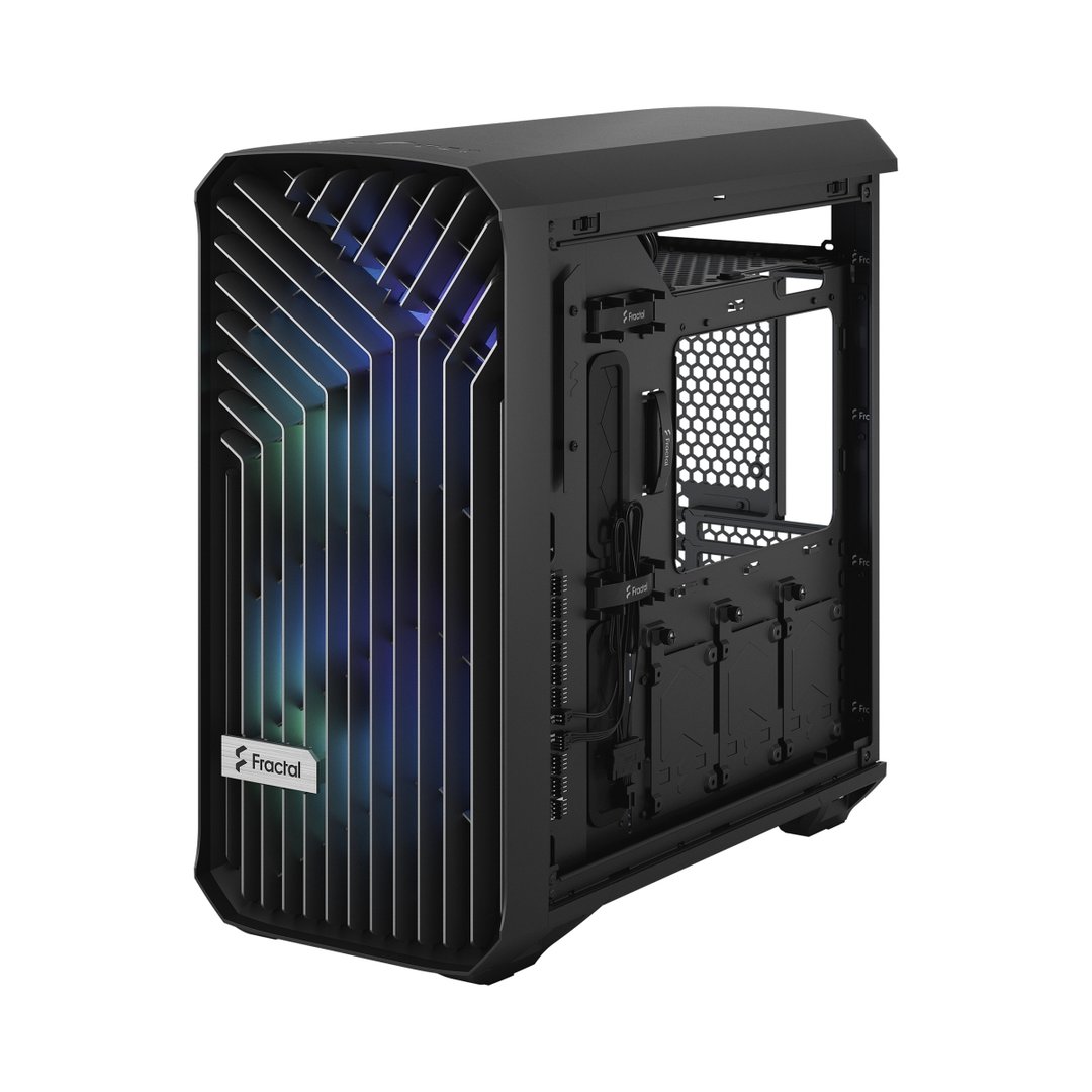 Fractal Design Torrent Compact Case, Black TG, Black - Thumbnail 10