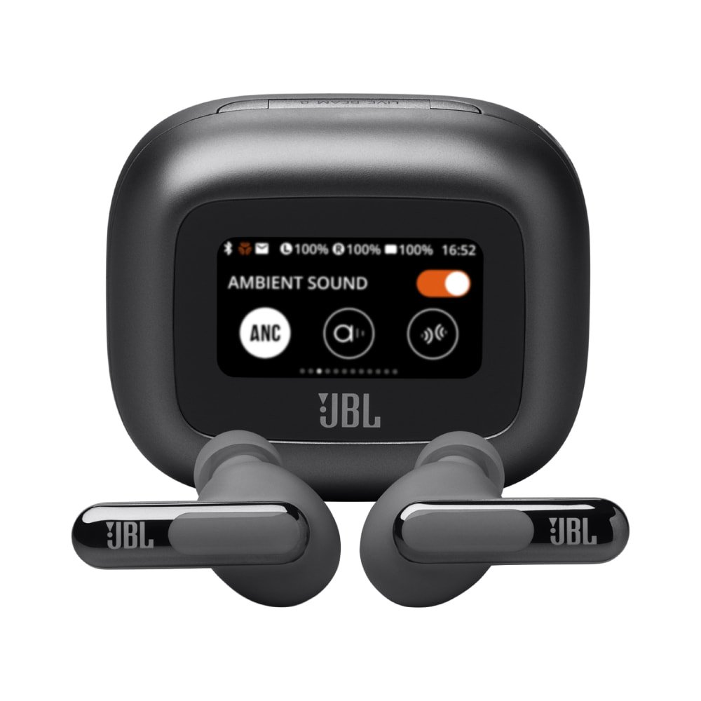 JBL Live Beam 3 Earbuds, Black - Image 1