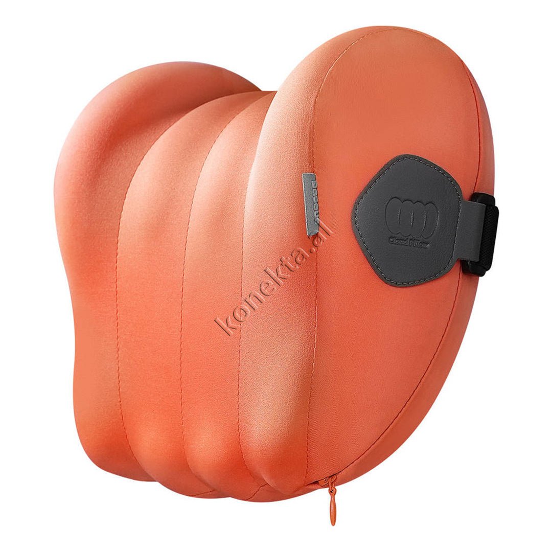 Baseus Multifunctional Memory Neck Pillow, Gray / Orange - Thumbnail 19