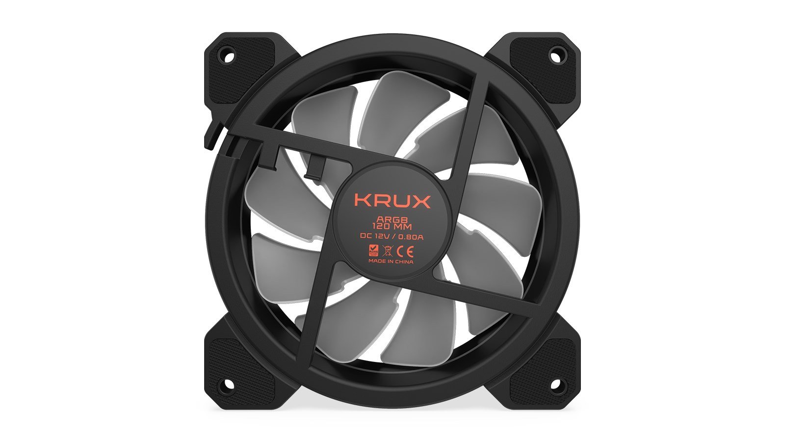 Krux Lunar 120 ARGB Cooler, 12 cm, Black - Thumbnail 8