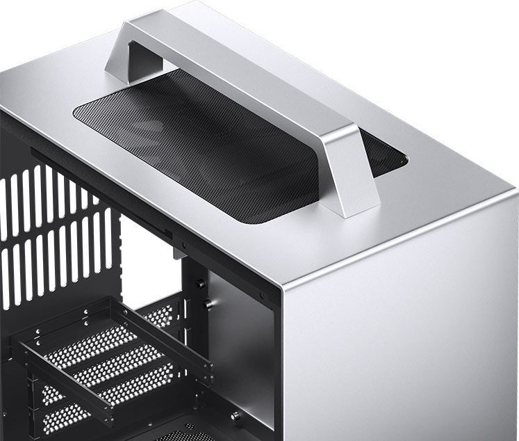 Jonsbo T8 Plus RGB Case, Silver, Mini Tower - Thumbnail 6