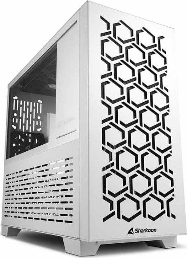 Sharkoon MS-Y1000 Case, White, Mini Tower - Image 1