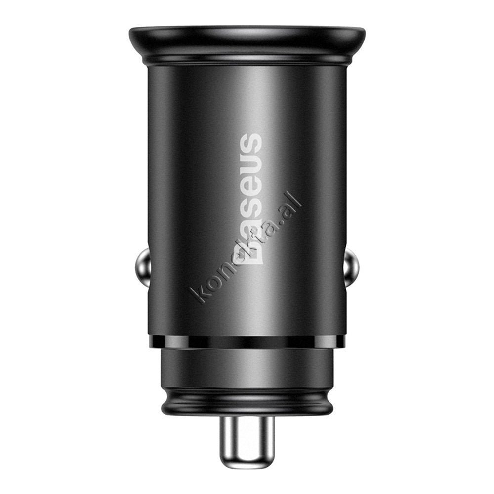Baseus 30W Car Charger, Black - Image 1