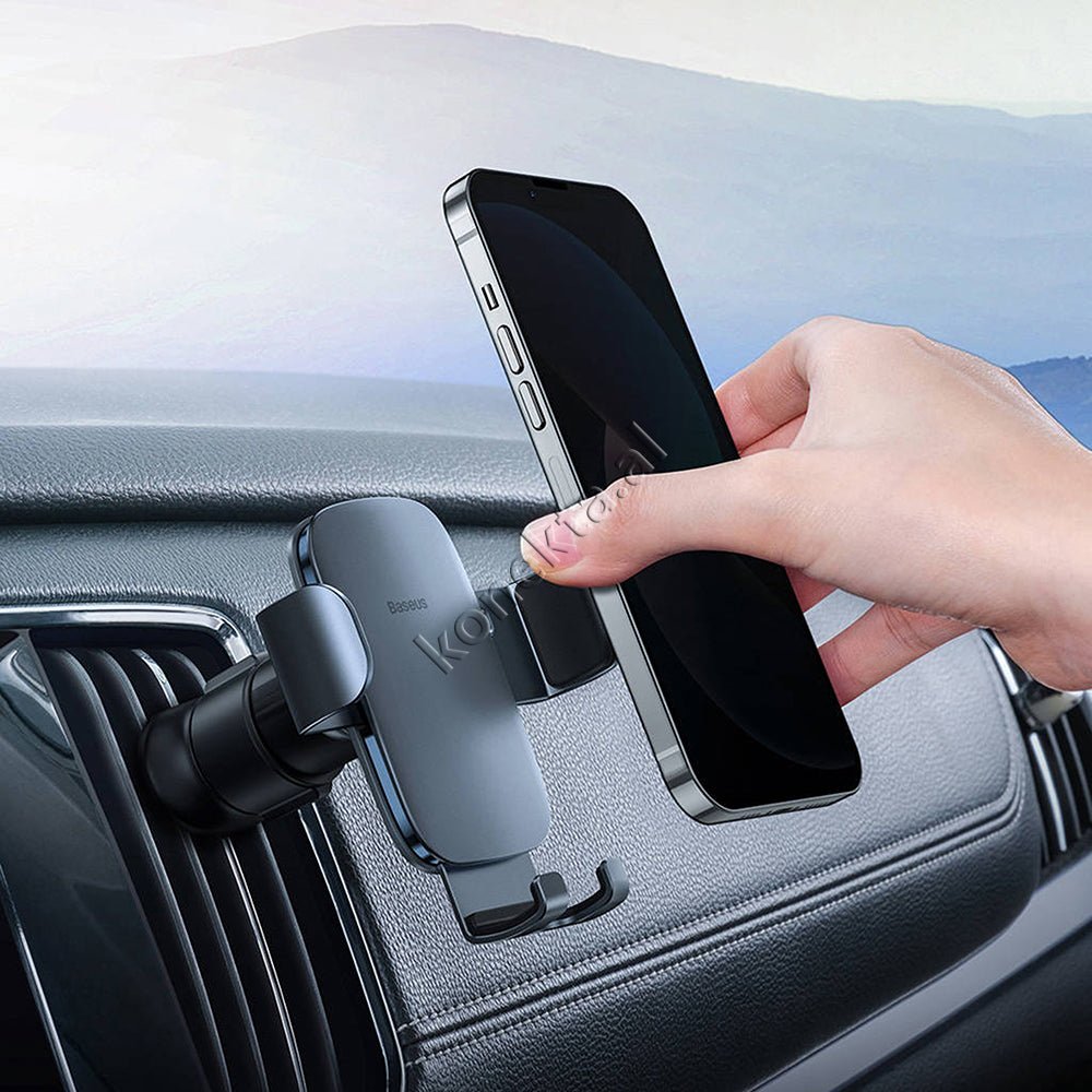 Baseus Car Phone Holder, Dark Gray - Thumbnail 9