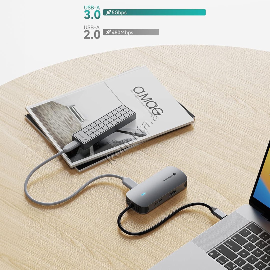 Baseus YottaMaster Adaptor Me Shume Porta 5 ne 1 - Thumbnail 7