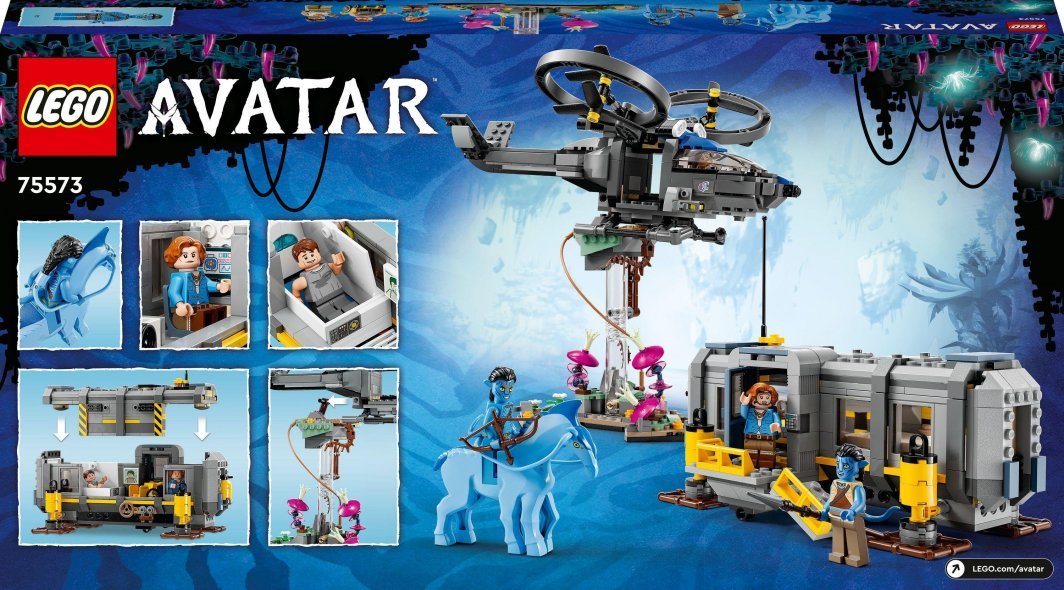LEGO Avatar 75573 Flying Mountains: Station 26 and RDA Samson, 887 Pieces - Thumbnail 2