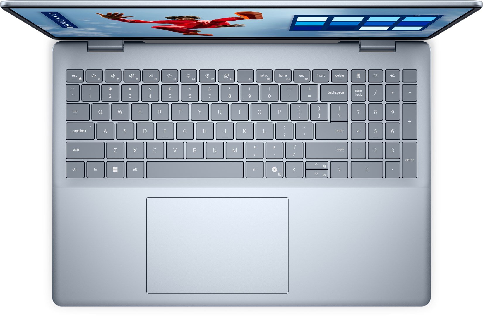Dell 16 Plus Laptop, 16", Intel Core Ultra 9, 32 GB LPDDR5x-SDRAM, 2 TB SSD, Blue - Thumbnail 4