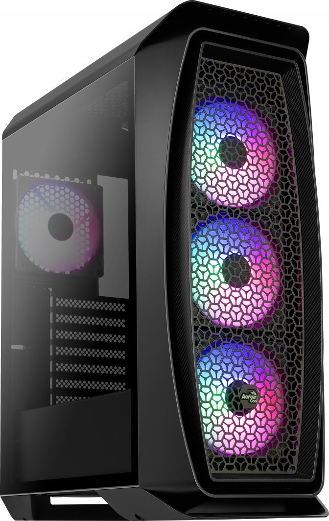 Aerocool Aero One Frost Case, Black, Midi Tower - Thumbnail 13